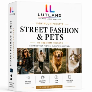 Street, Fashion & Pets Lightroom Preset Pack — 10 Editorial Edits