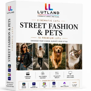 Street, Fashion & Pets LUT Pack — 10 Editorial Colour Grades