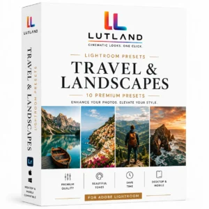 Travel & Landscape Lightroom Preset Pack — 10 Vibrant Edits