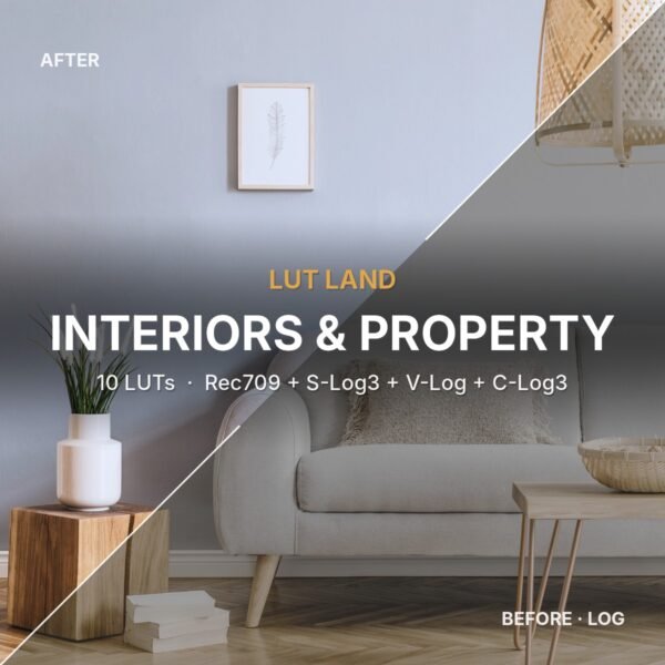 Interiors & Property LUT Pack