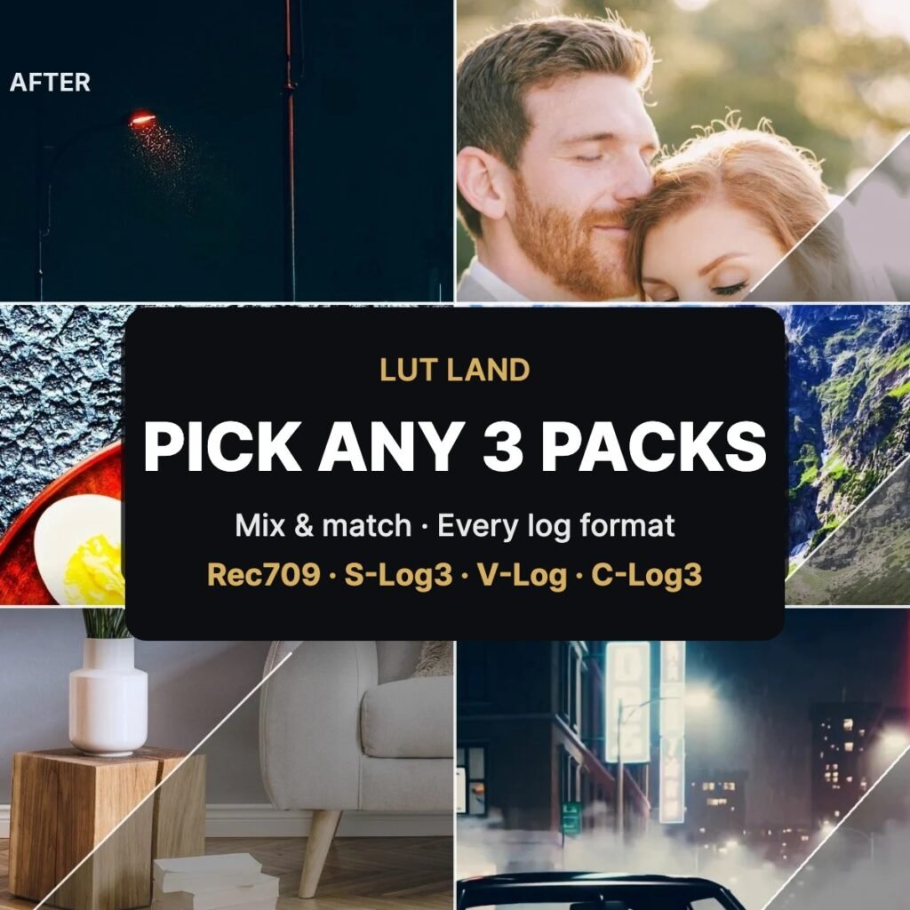 Pick Any 3 LUT Packs bundle – LUT Land