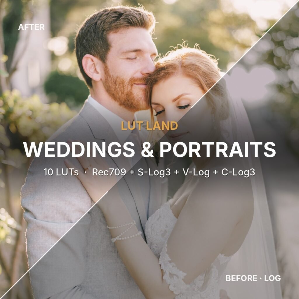 Weddings & Portraits LUT Pack